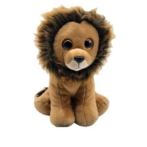 TY Classic Plush CECIL the Zimbabwe Lion 9” Brown Velve Ty Stuffed Animal Toy